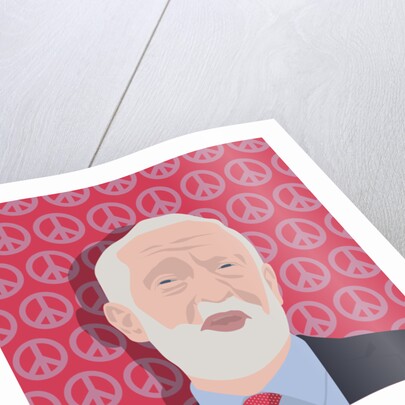 Portrait of Jeremy Corbyn, 2017 by Claire Huntley