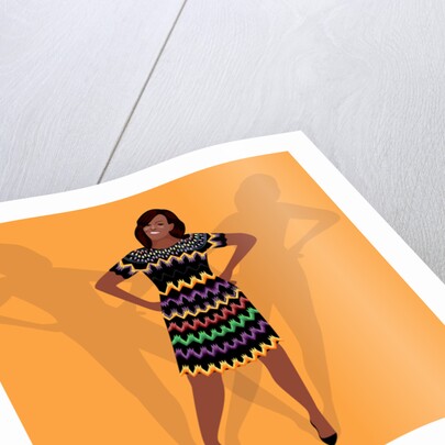 Portrait of Michelle Obama, 2017 by Claire Huntley