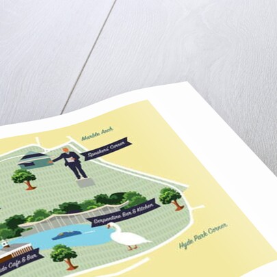 Map of Hyde Park, 2017 by Claire Huntley