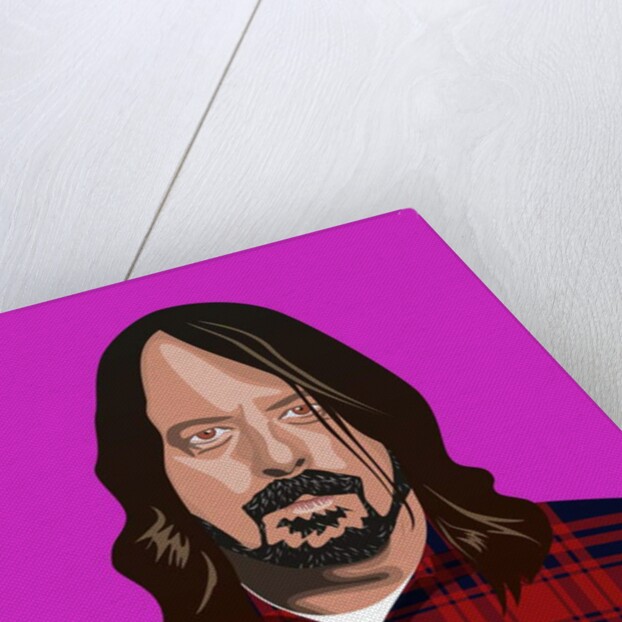 Portrait of Dave Grohl, 2017 by Claire Huntley
