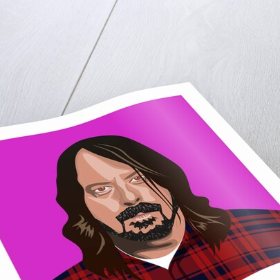 Portrait of Dave Grohl, 2017 by Claire Huntley