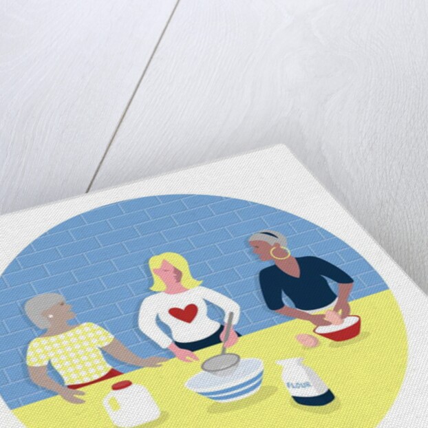 Baking Party, 2017 by Claire Huntley