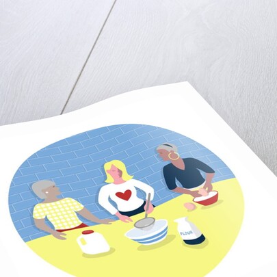 Baking Party, 2017 by Claire Huntley