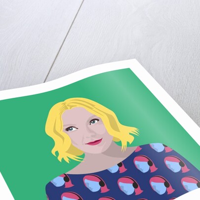 Portrait of Lauren Laverne, 2017 by Claire Huntley