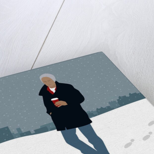 Coffee in the Snow, 2017 by Claire Huntley