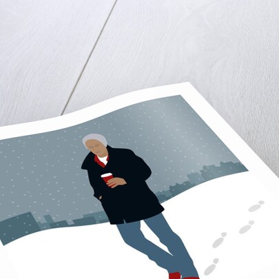 Coffee in the Snow, 2017 by Claire Huntley