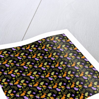 Night Leaves pattern, 2018 by Claire Huntley