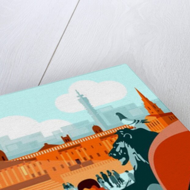 Trafalgar Square, London, 2018 by Claire Huntley