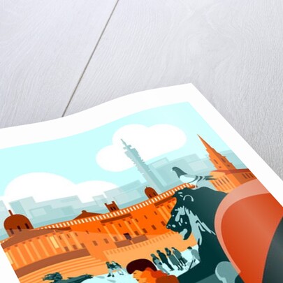 Trafalgar Square, London, 2018 by Claire Huntley