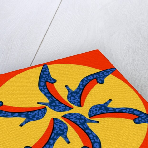 Kitten Heel Wheel, 2018 by Claire Huntley