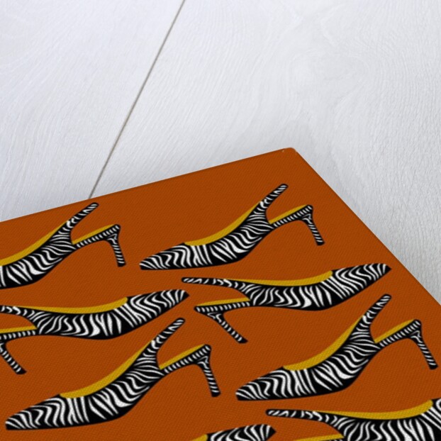 Zebra Slingbacks, 2019 by Claire Huntley