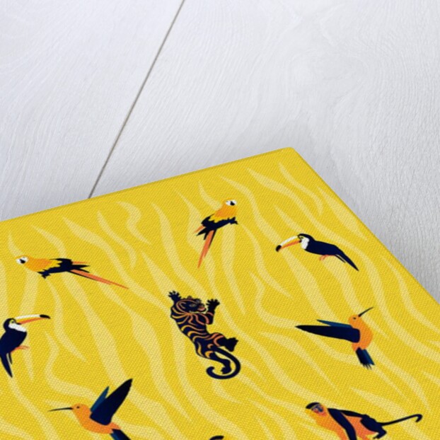 animals-yellow-black, 2019 by Claire Huntley