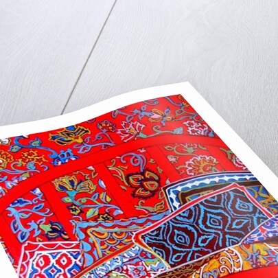 Bedtime with red, 2015 by Linda Arthurs