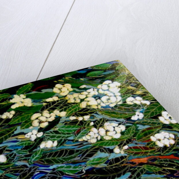 Flowers in stream, 2012 by Linda Arthurs