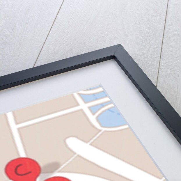 Restaurant map, 2014 by A.Richard Allen