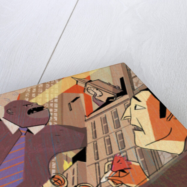 Wall Street Rampage, 2009, by A.Richard Allen