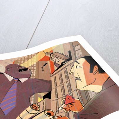 Wall Street Rampage, 2009, by A.Richard Allen