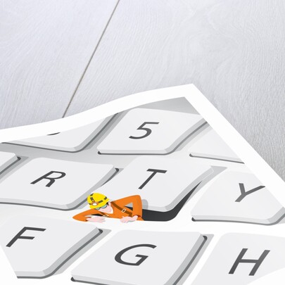 The Keyboard Cleaner, 2023 by Nick Diggory