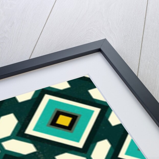 Green Spanish tile, 2018 by Andrew Watson