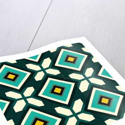 Green Spanish tile, 2018 by Andrew Watson