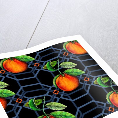 Orange geometric, 2018 by Andrew Watson