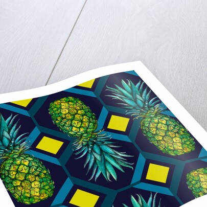 Pineapple geometric tile, 2018 by Andrew Watson