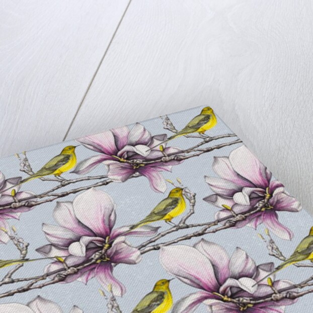 Magnolia and Yellow Wagtails, 2019 by Andrew Watson