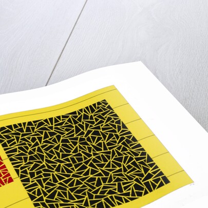 Poise on Yellow Field, 2014 by Alex Dunn