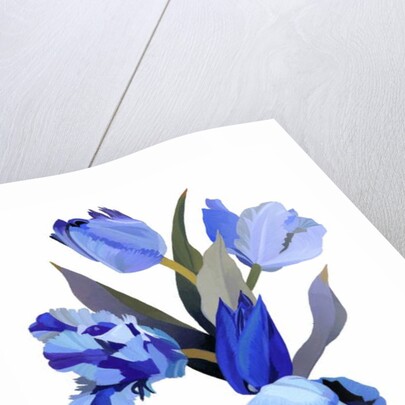 Blue tulip, 2017 by Hiroyuki Izutsu