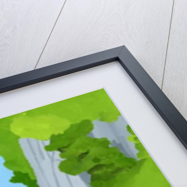 A man fishing in a valley, 2017 by Hiroyuki Izutsu