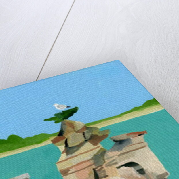 Seagull resting, 2017 by Hiroyuki Izutsu