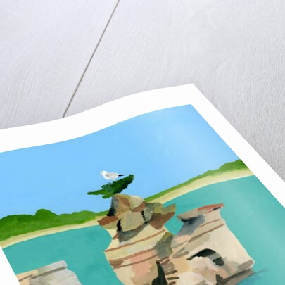 Seagull resting, 2017 by Hiroyuki Izutsu