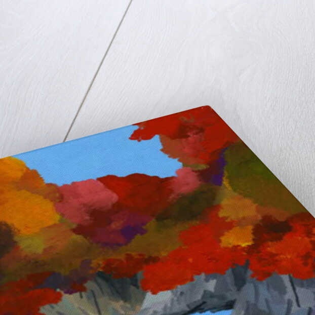 Autumn leaves and rivers, 2016 by Hiroyuki Izutsu