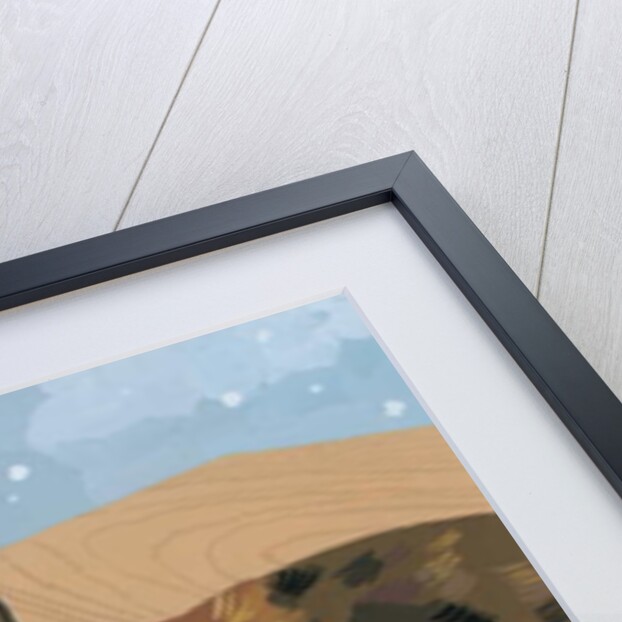 Lay down at the desk tortoiseshell cat, 2017 by Hiroyuki Izutsu