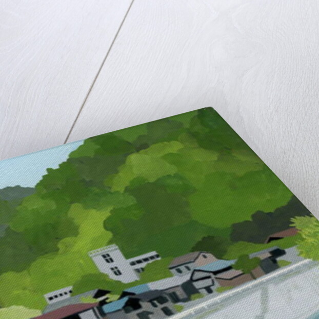 Dining room in the mountain village, 2016 by Hiroyuki Izutsu