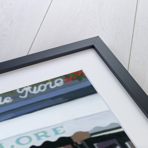 Paris cafe and garcon and guests, 2015 by Hiroyuki Izutsu