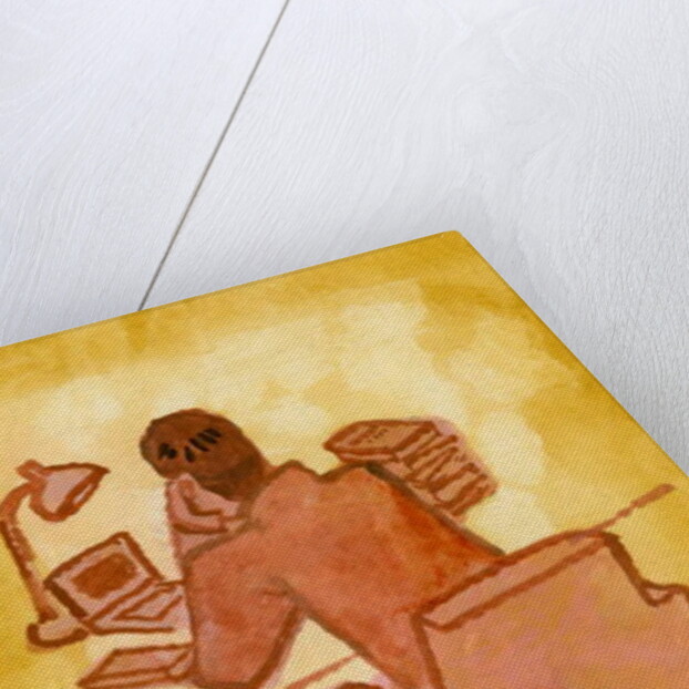 A novelist who writes manuscripts, 2016 by Hiroyuki Izutsu