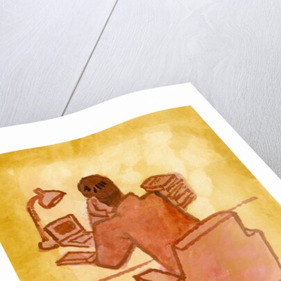 A novelist who writes manuscripts, 2016 by Hiroyuki Izutsu