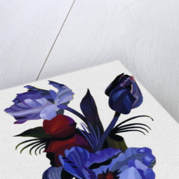 Deep blue tulips 2003 by Hiroyuki Izutsu