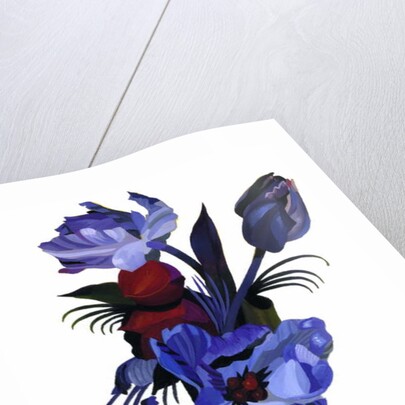 Deep blue tulips 2003 by Hiroyuki Izutsu