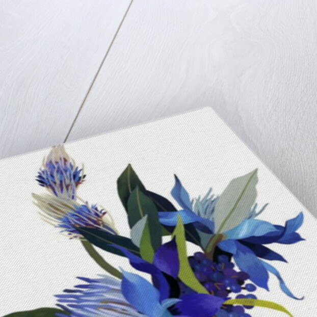 An imaginary flower with a blue base, 2003 by Hiroyuki Izutsu