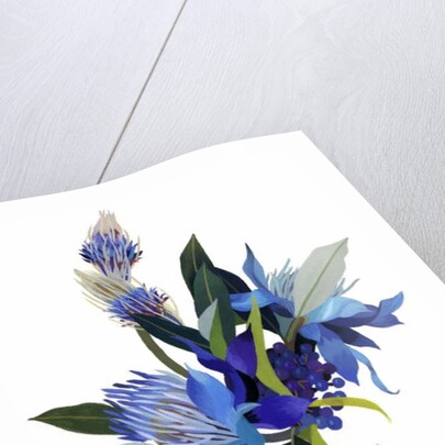 An imaginary flower with a blue base, 2003 by Hiroyuki Izutsu