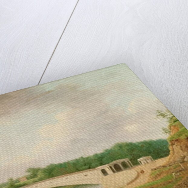 Upper Ferry Bridge at Fairmount by Thomas Birch