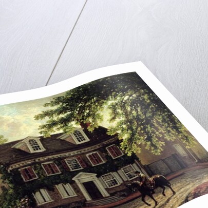 Washington's Residence in Germantown, c.1880 by Isaac Williams