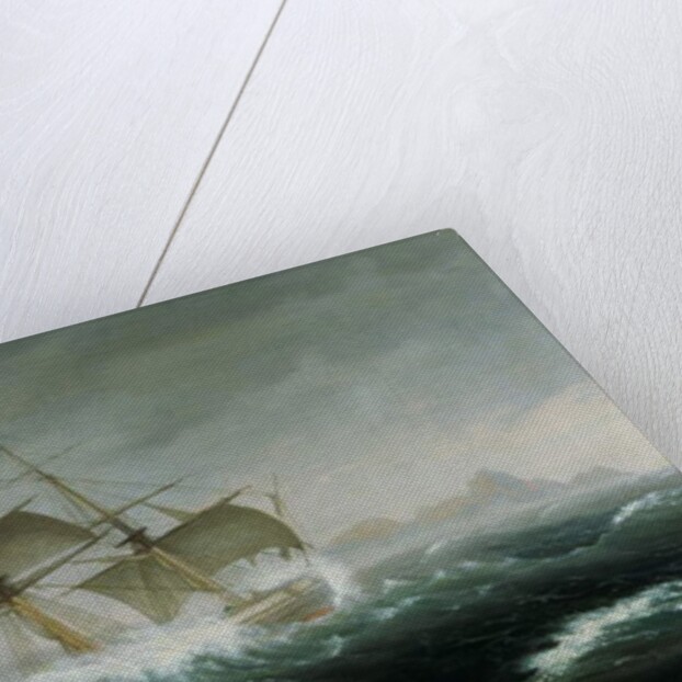 Sailing Vessel in a Heavy Sea by Thomas Birch