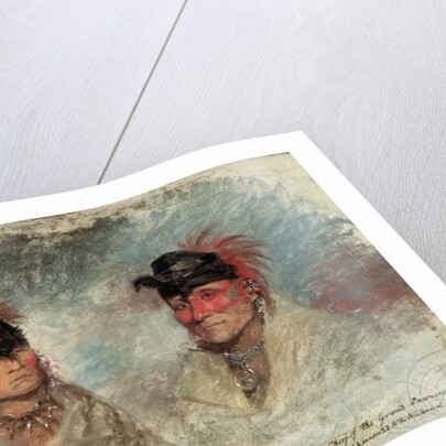 Big Kansas, or Caussetongua, and Sharitarishe, Chief of the Grand Pawnees, 1821 by John Neagle