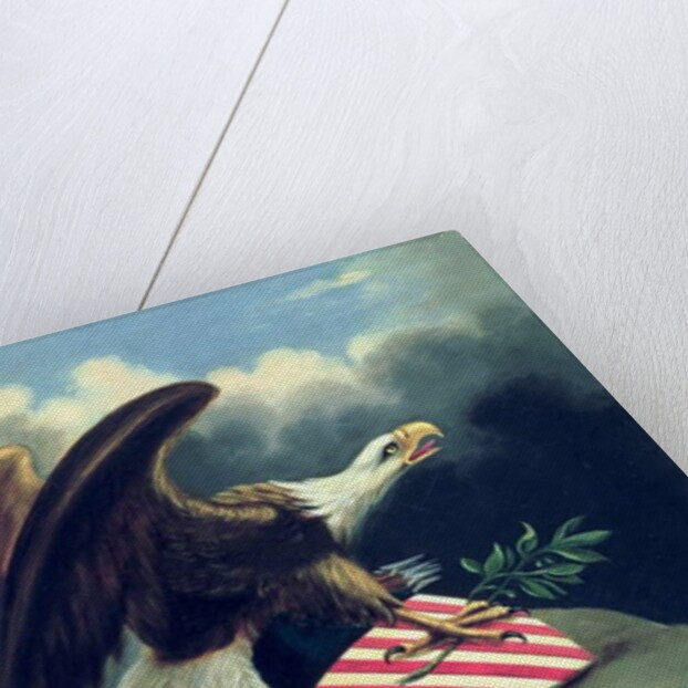 Bald Eagle and the Shield of the United States, c.1847 by David Bustill Bowser
