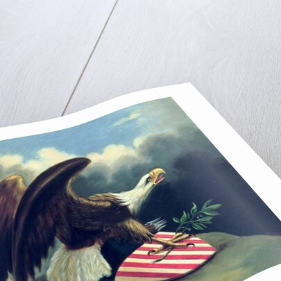 Bald Eagle and the Shield of the United States, c.1847 by David Bustill Bowser