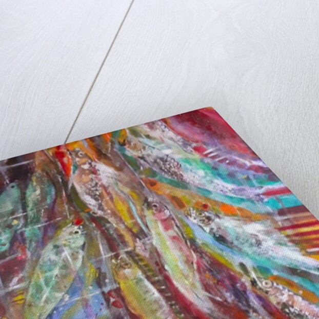 Rose and Marigold Seabass, 2019 by jocasta shakespeare