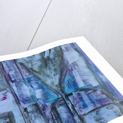 Impression Greek yard and house, Skyros, 2017 by Cosima Duggal